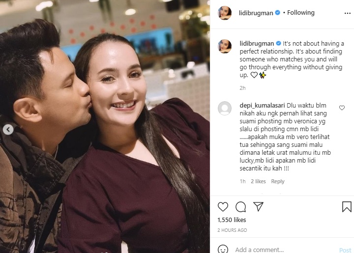 Lidi Brugman Dicium Lucky Perdana, Nama Veronica Disebut Lagi