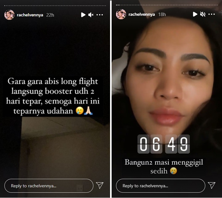 Terbaring Lemah, Rachel Vennya Sedih Tak Bisa Nikmati Waktu Saat Berada di New York