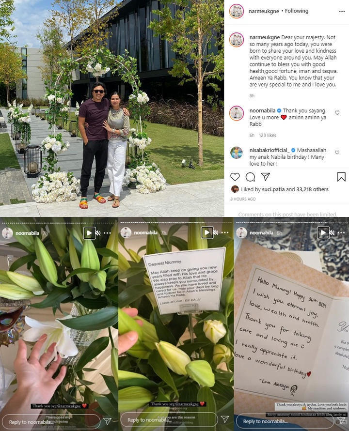 Engku Emran Rayakan Ultah Istri Ketiga