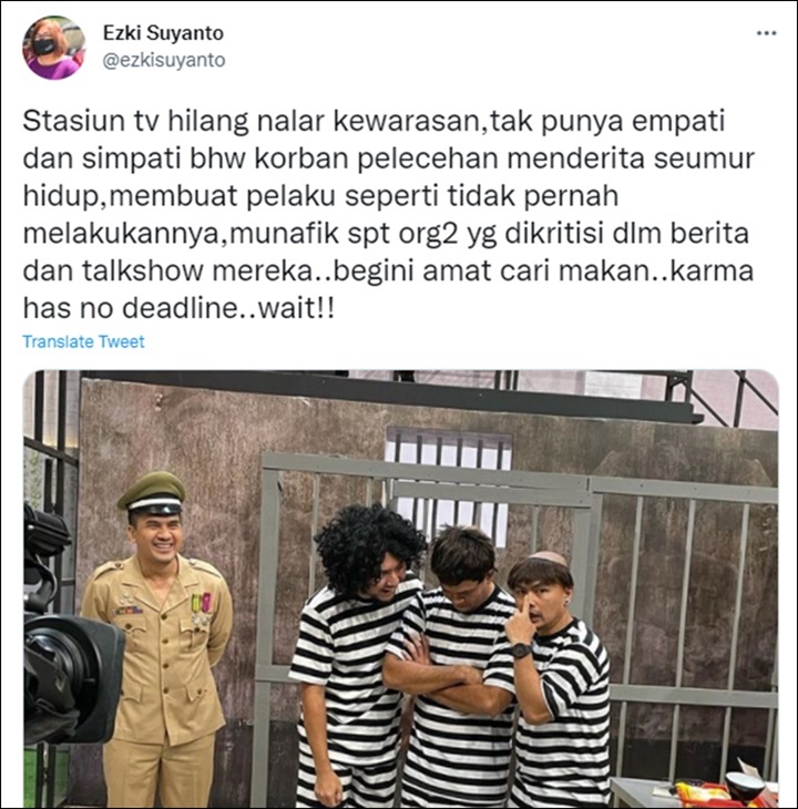 Sikap Tegas Kiky Saputri Tak Akan Undang Saipul Jamil ke Acara \'Lapor Pak\' Tuai Pujian