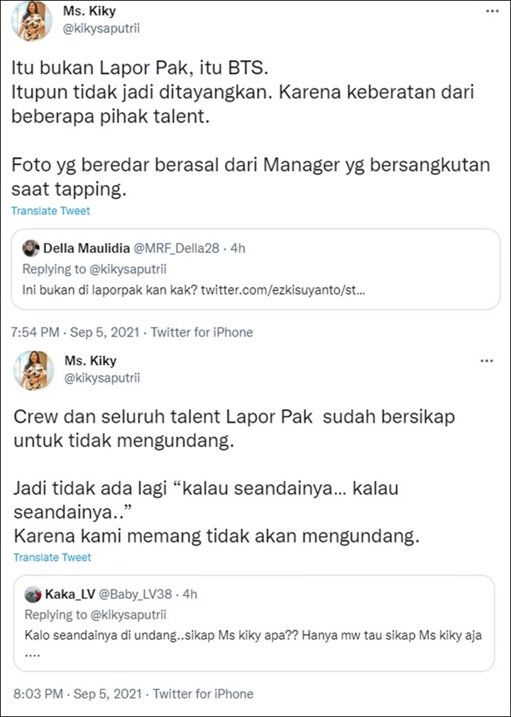 Sikap Tegas Kiky Saputri Tak Akan Undang Saipul Jamil ke Acara \'Lapor Pak\' Tuai Pujian