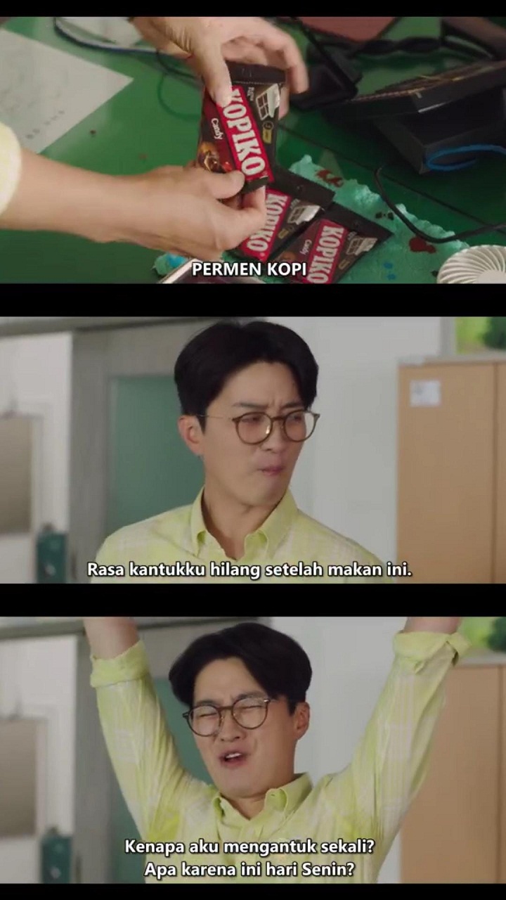 Makin Eksis, Merek Permen Kopiko Muncul di Drama Hometown Cha-Cha-Cha 1 Merek permen Kopiko muncul di drama Hometown Cha-Cha-Cha