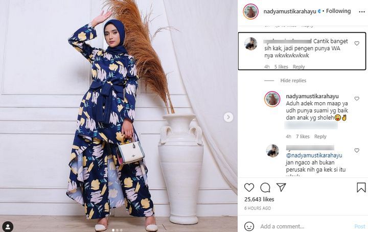 Nadya Mustika Rahayu Digoda Pria Tampan, Istri Rizki DA Beri Jawaban Menohok