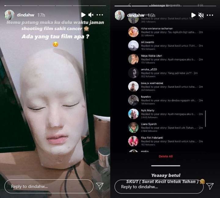 Dinda Hauw Temukan Patung Super Mirip Dengannya, Netter Ramai Komentar Begini