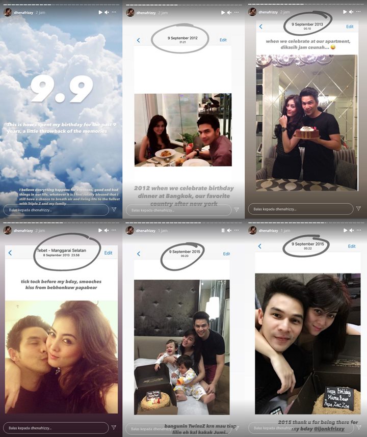 Dhena Devanka Unggah Sederet Kenangan Romantis Bareng Jonathan Frizzy Di Hari Ultahnya