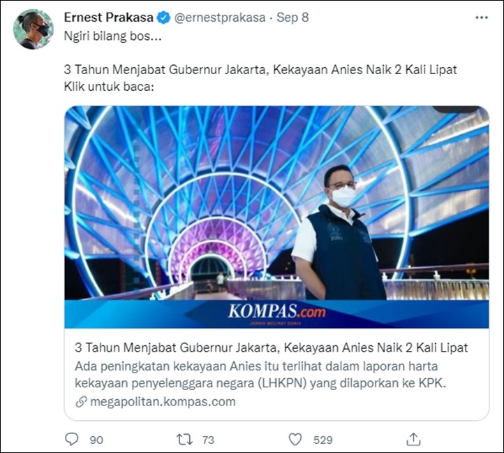 Nikita Mirzani Pertanyakan Kekayaan Anies Baswedan yang Dikabarkan Meningkat: Lah Kok Iso?