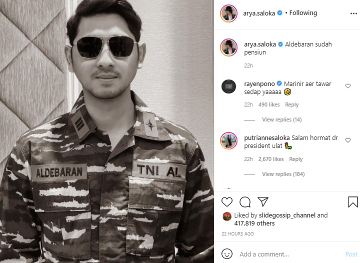 Arya Saloka Sebut \'Aldebaran\' Sudah Pensiun