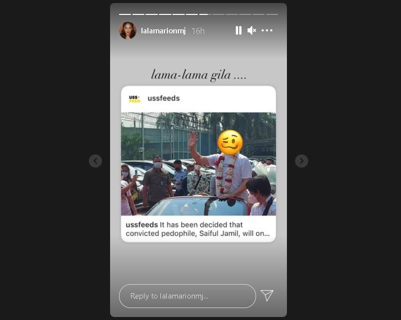 Tanggapan Marion Jola Soal Saiful Jamil Boleh Tampil di TV untuk Edukasi Disorot