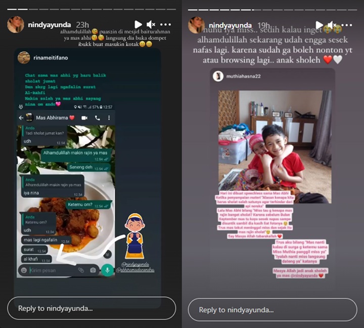 Putra Nindy Ayunda Takut Meninggal, Momen Saat Sesak Napas Sampai Disuntik Bikin Nyesek