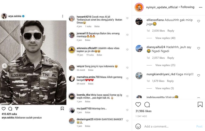 Arya Saloka Dimirip-miripkan dengan Song Joong Ki Langsung Kena Protes: Jauh Say!