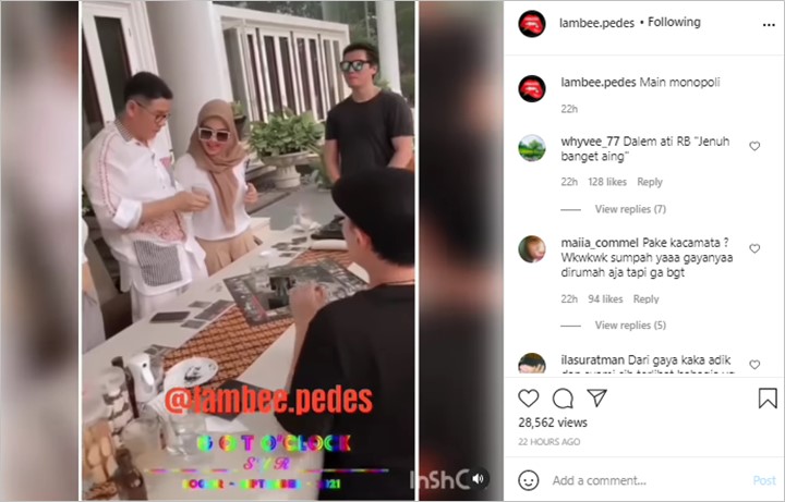 Syahrini dan Reino Barack