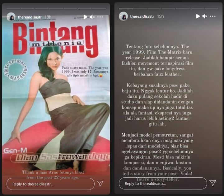 Dian Sastro Cerita Perjuangan Pemotretan Bergaya The Matrix Saat Masa Remaja: Kebayang Susahnya
