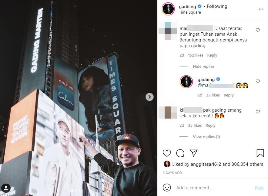 Cara Gading Marten Sapa dan Berbagi Kebahagiaan dengan Gempi dari New York Dijadikan Panutan