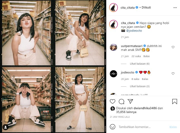 Ogah Diatur Lagi Soal Foto, Penampilan Terbaru Cita Citata Disebut Bak Anak SMP