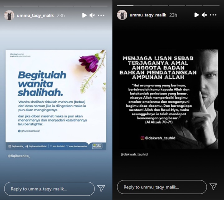 Akun IG Diserbu, Ibunda Taqy Malik Isyaratkan Tahu Aksi Penyimpangan Seksual Sang Suami?