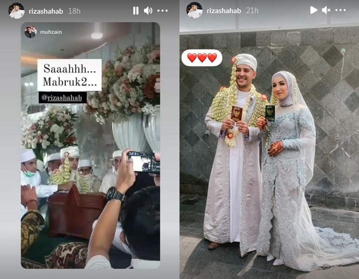 Riza Shahab Resmi Nikahi Sonia Alattas, Momen Ijab Kabul Jadi Sorotan