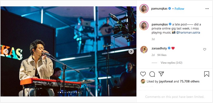 Adhisty Zara Kena Sindir Usai Tinggalkan Komentar Ini di Postingan Pamungkas