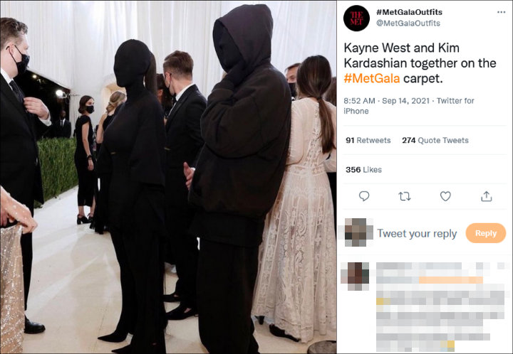 Kim Kardashian Tak Bisa Dikenali di Met Gala Gegara Kostum \'Tanpa Wajah\', Datang Bareng Kanye West?