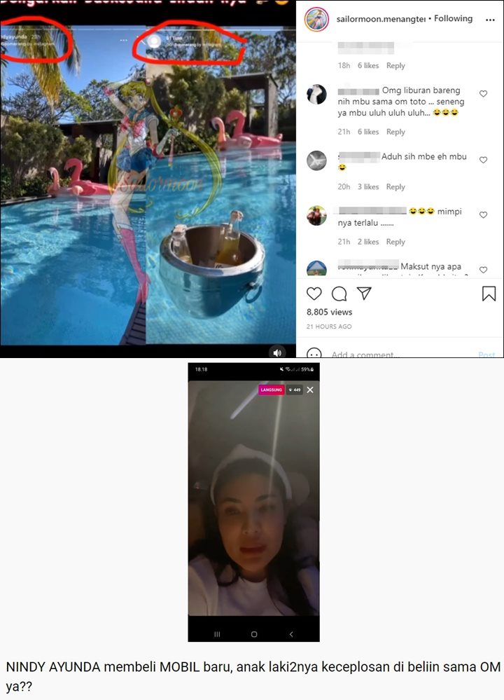 Foto Nindy Ayunda dan \'Om Dito\' Diduga Liburan Bareng Terkuak, Pernah Dihadiahi Mobil Baru?