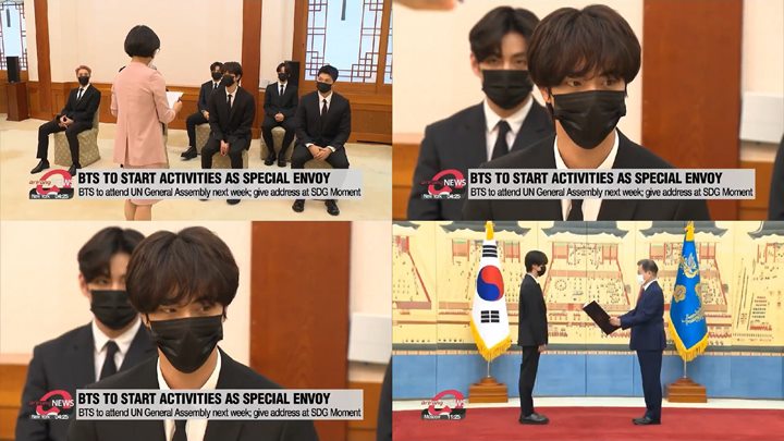 Jin BTS Terlalu Ganteng Sampai Dibilang Bak Syuting Drama di Blue House