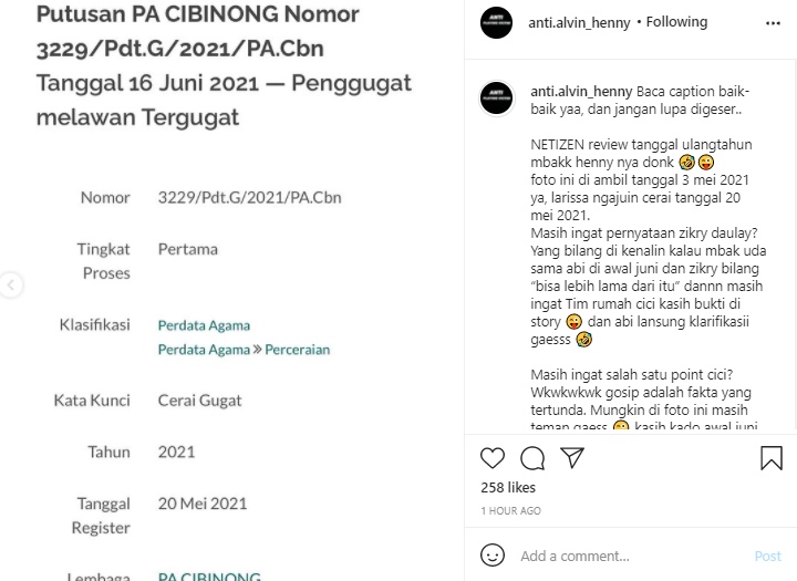 Beredar Potret Alvin Faiz Buka Puasa Bareng Henny Rahman Sebelum Larissa Chou Ajukan Gugatan Cerai
