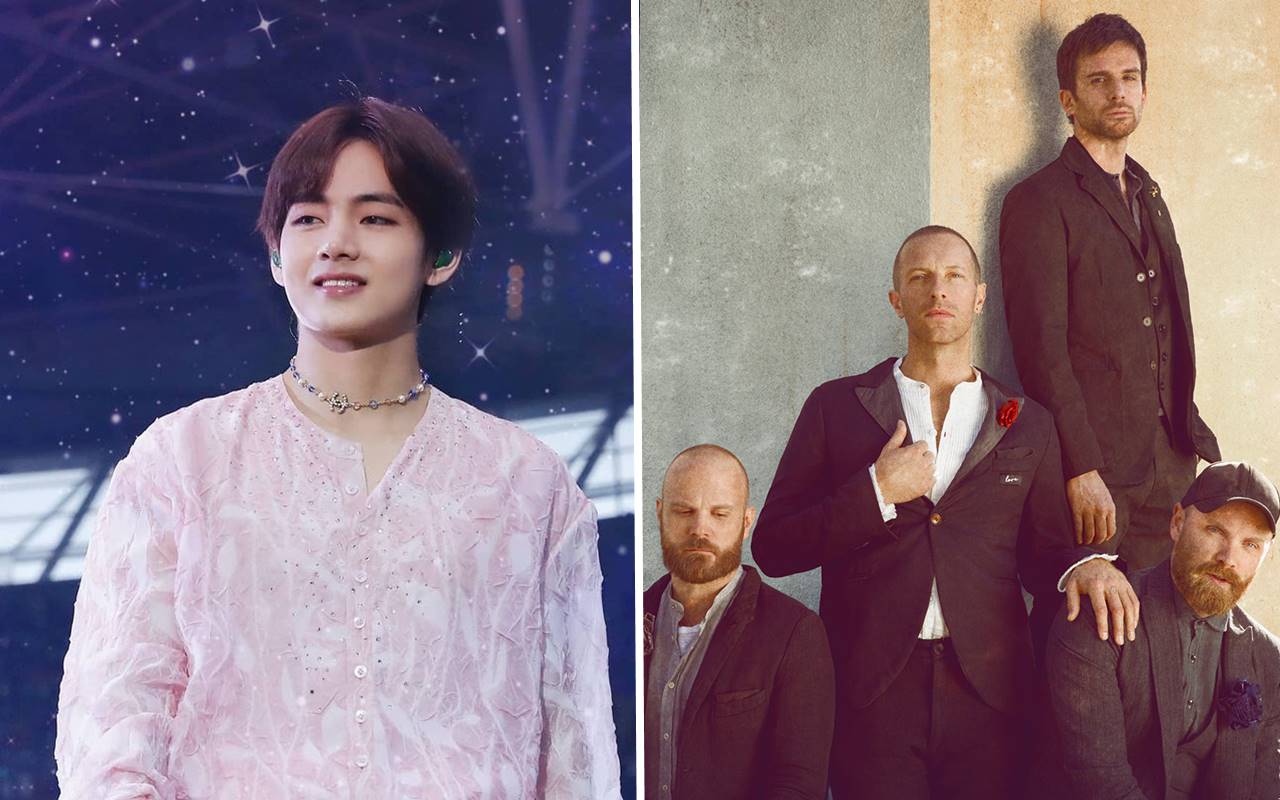 Impian Terkabul, V BTS Tak Sadar Sebut Ingin Kolaborasi Dengan Coldplay Lebih Dari 3 Kali