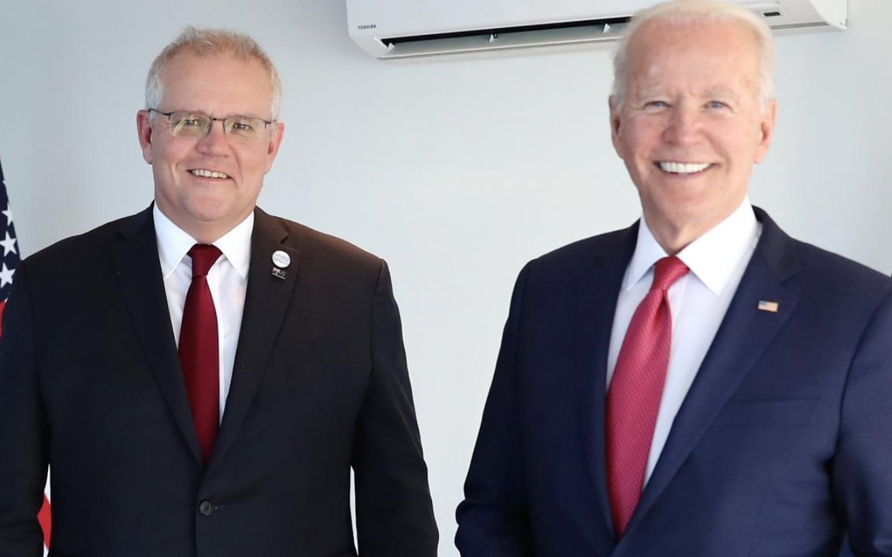 Sempat Lupa Nama, Joe Biden Panggil PM Australia Dengan Sebutan 'Kawan di Bawah Sana'