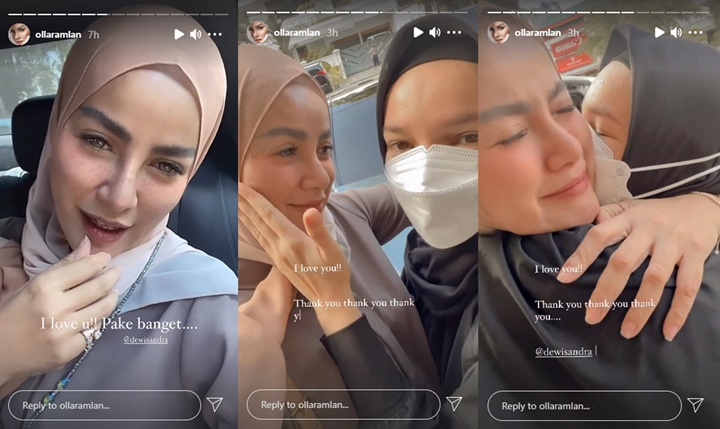 Olla Ramlan Nangis Usai Dinasihati Dewi Sandra, Singgung Perbedaan Teman dan Sahabat