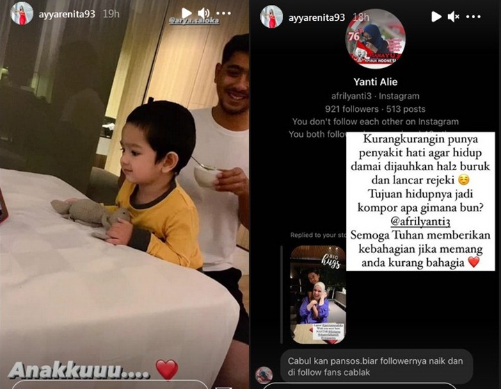 Ayya Renita Disindir Pansos Usai Unggah Momen Bareng Arya Saloka-Putri Anne, Balas Menohok Begini