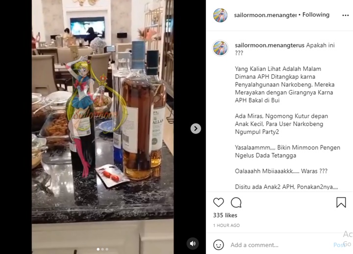 Nindy Ayunda Diduga Party Usai Askara Tertangkap Narkoba, Penampakan Banyak Botol Miras Tersorot
