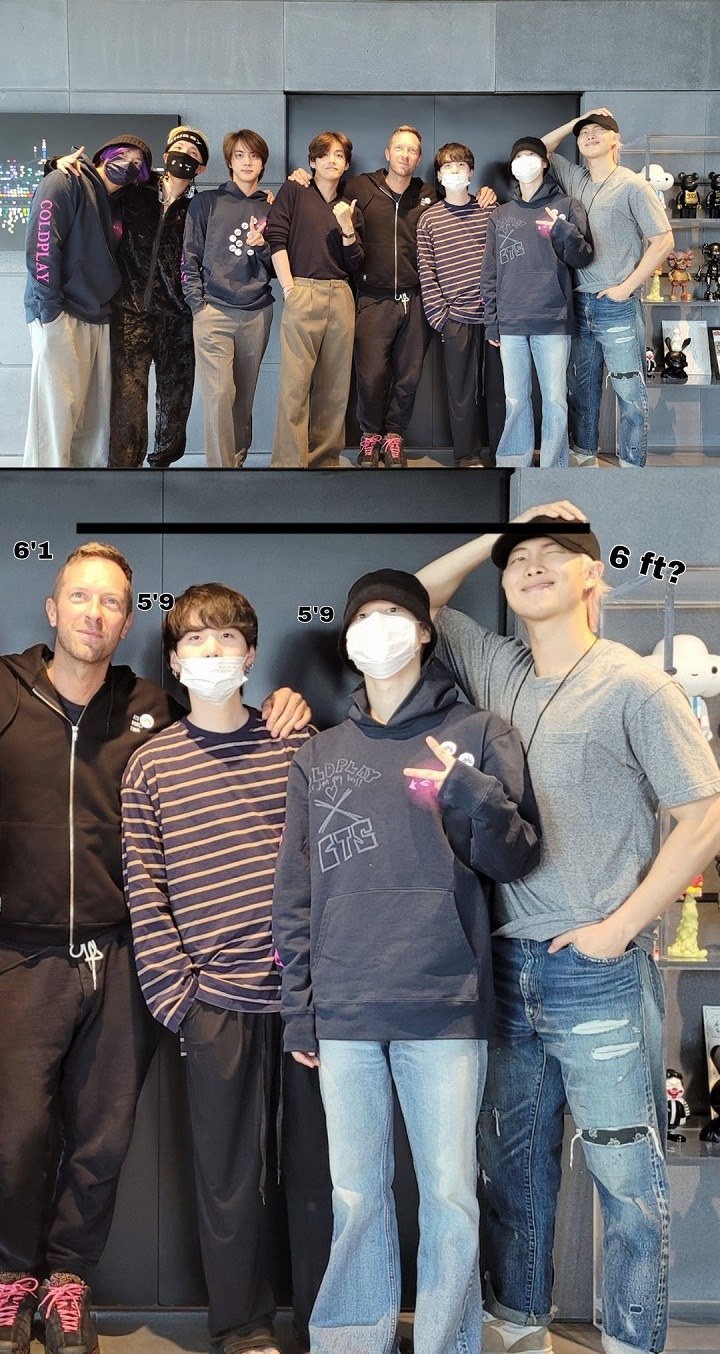 Fans Ragu Rm Bts Jujur Soal Tinggi Badannya Usai Lihat Foto Foto Ini