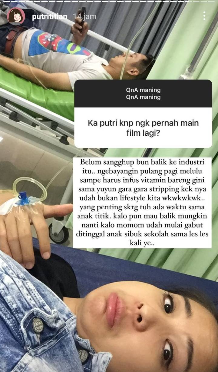 Ditanya Kapan Comeback Akting, Putri Titian Ngaku Belum Sanggup