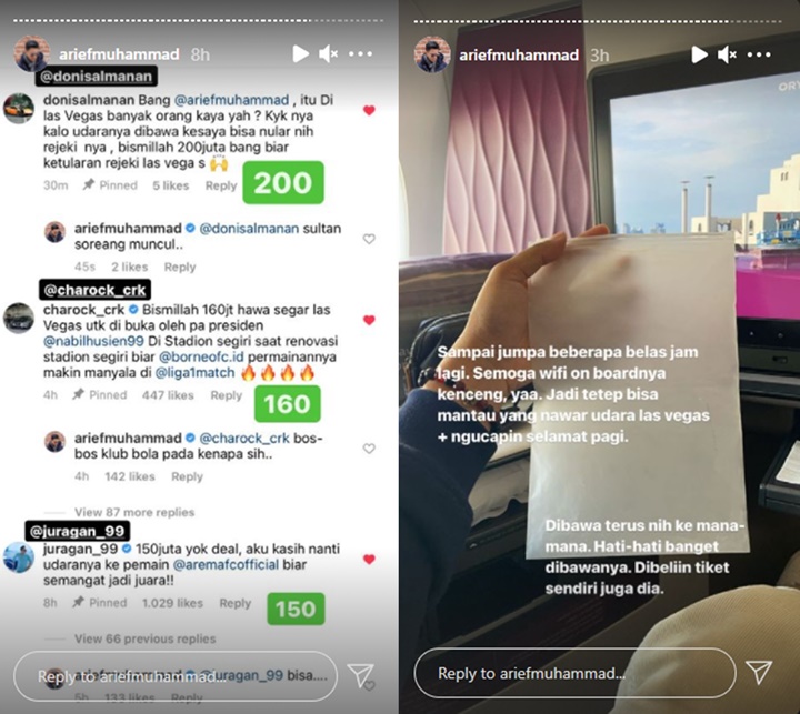 Gokil! Arief Muhammad Jual Kantong Plastik Isi Udara Las Vegas, Sampai Ditawar Rp200 Juta