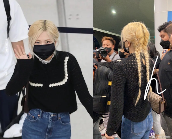 Cantik Banget, Gaya Modis Rose BLACKPINK di Bandara Dipuji Habis-Habisan 2