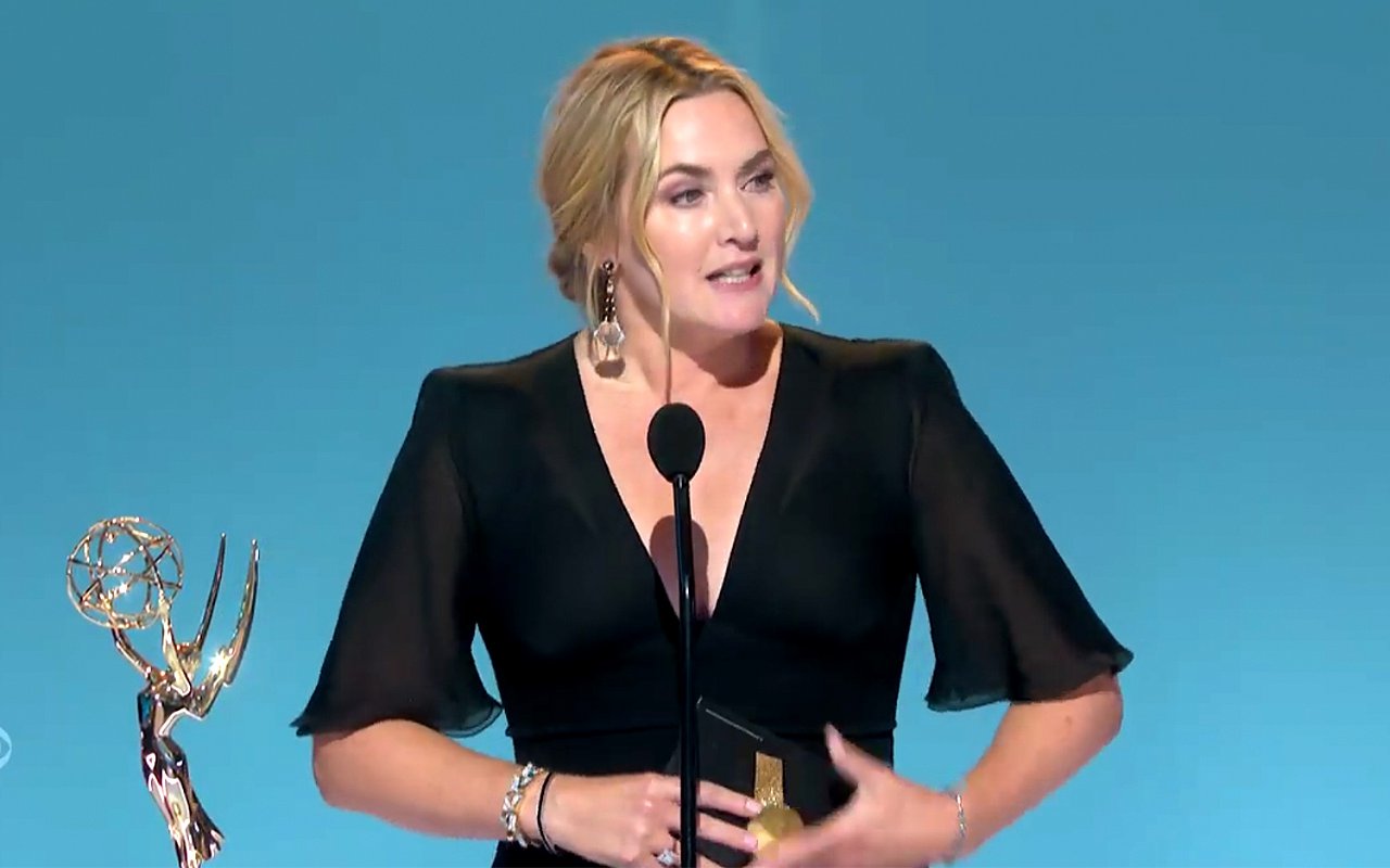 Reaksi Menggemaskan Kate Winslet Usai Sabet Piala Emmy Awards 2021 Jadi Sorotan