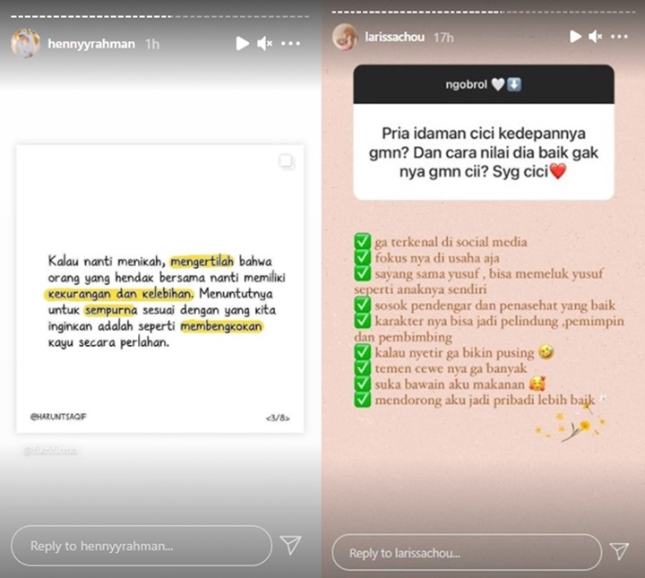 Henny Rahman Blak-blakan Tak Pernah Paksa Alvin Faiz Jadi Sempurna, Larissa Chou Beda?
