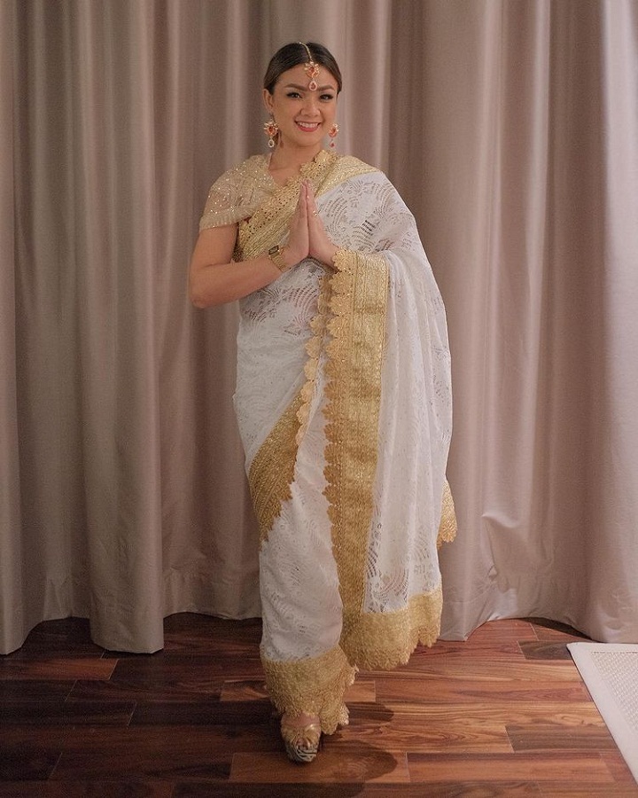 Nirina tampil ala artis Bollywood 