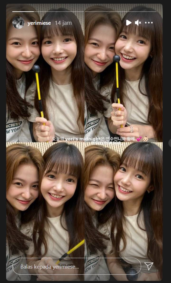 Yeri Red Velvet Pamer Foto Bareng Ha Yeon Soo, Dipuji Bak Keluarga \'Squirtel\' Sedang Reuni