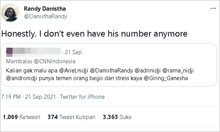 Disinggung Soal Giring Ganesha yang Tengah Jadi Sorotan, Randy Nidji Buat Pengakuan Begini