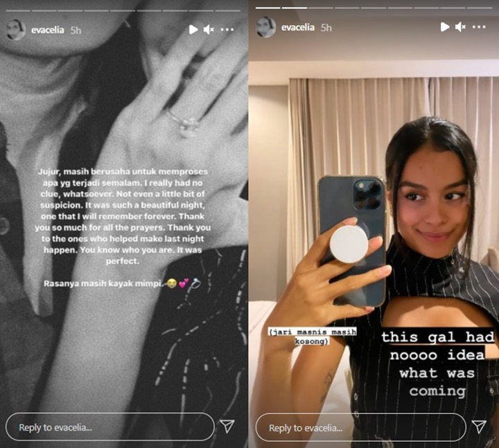 Eva Celia Merasa Masih Seperti Mimpi, Momen Lengkap Lamaran Terungkap