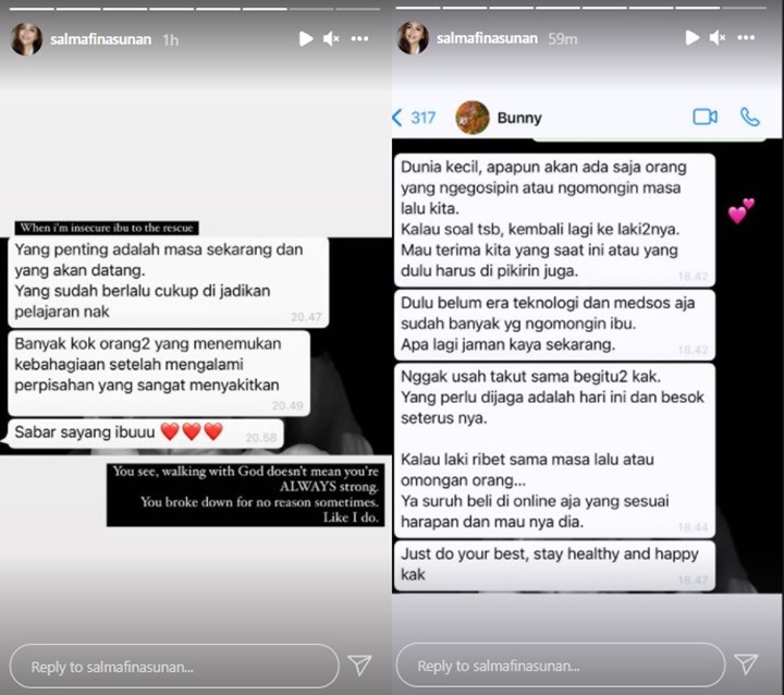 Insecure, Salmafina Sunan Bicarakan Perpisahan di Masa Lalu Bareng Ibunda