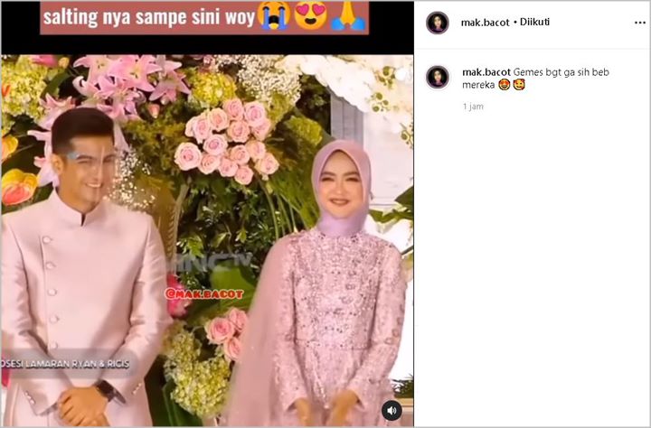Fans Jeli Tangkap Momen Teuku Ryan Senyum Malu Puji Make Up Ria Ricis Bikin ‘Salting’ Massal