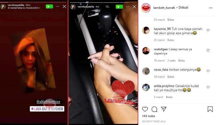 Beredar Postingan Close Friends Vernita Syabilla Pamer Kebersamaan dengan Alfath Fathier