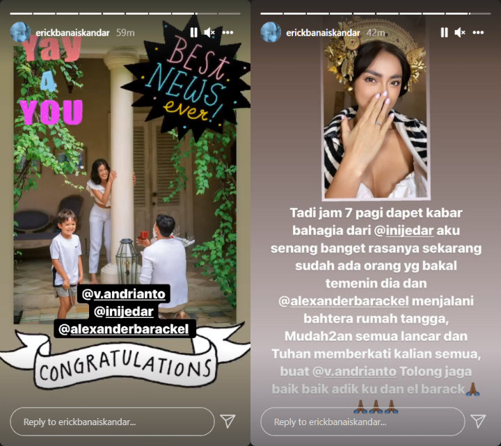 Jessica Iskandar Dilamar, Sang Kakak Sampaikan Pesan ini untuk Vincent Verhaag