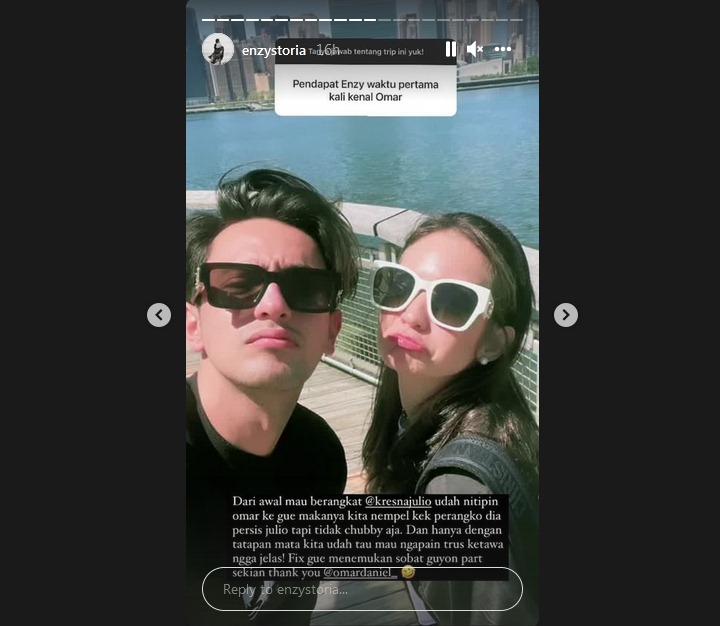 Sempat Ramai Dijodohkan, Enzy Storia Ungkap Sosok Asli Omar Daniel Hingga Chemistry Ini