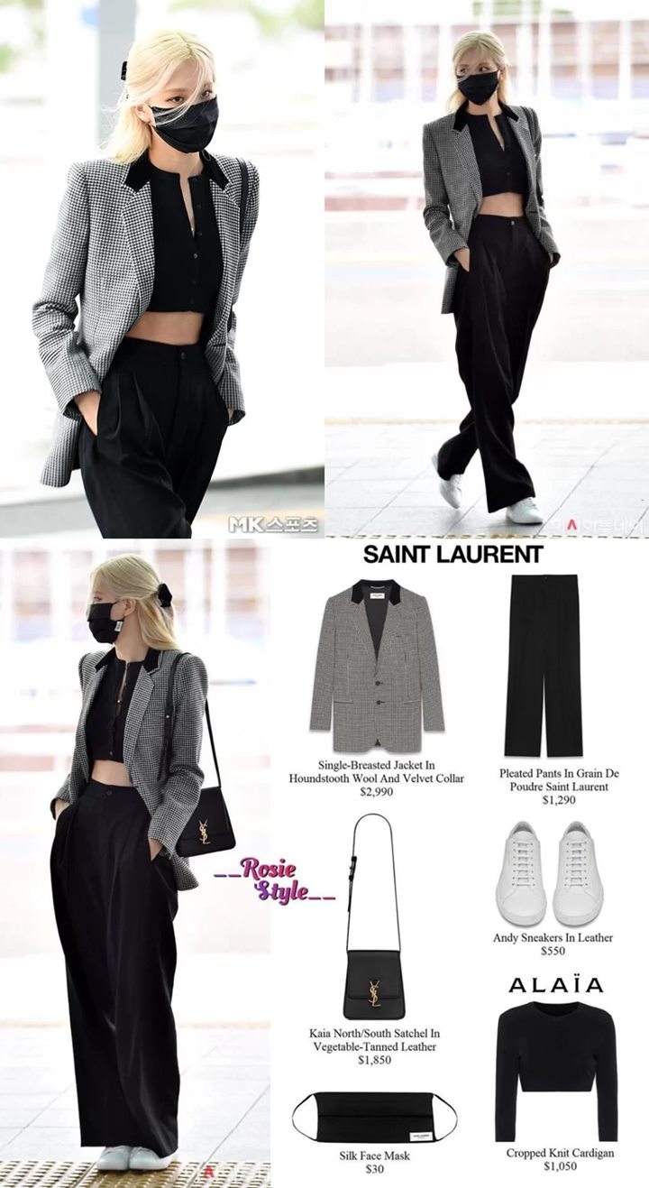 Jisoo dan Rose BLACKPINK Berangkat ke Paris Kenakan Baju Keren Nan Mahal Ini