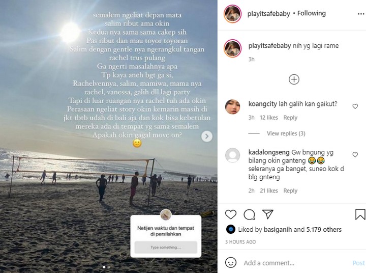 Okin Adu Jotos dengan Kekasih Rachel Vennya?
