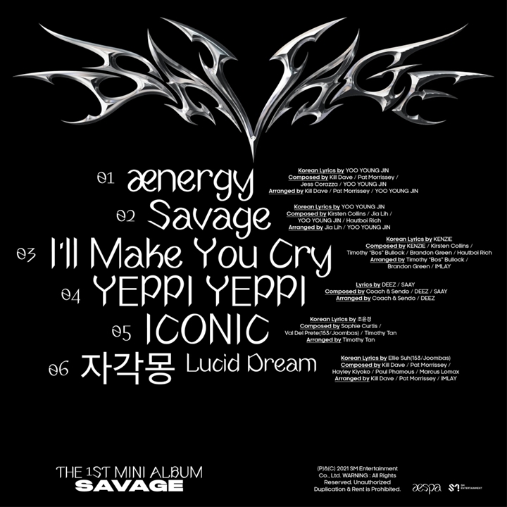 aespa Ungkap Tracklist Mini Album \'Savage\', Netizen Permasalahkan Hal Ini