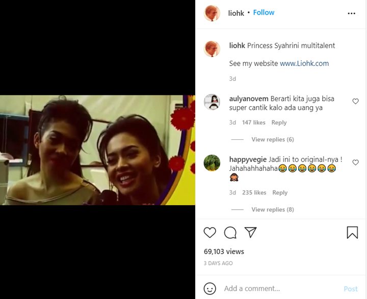 Syahrini dan Adik