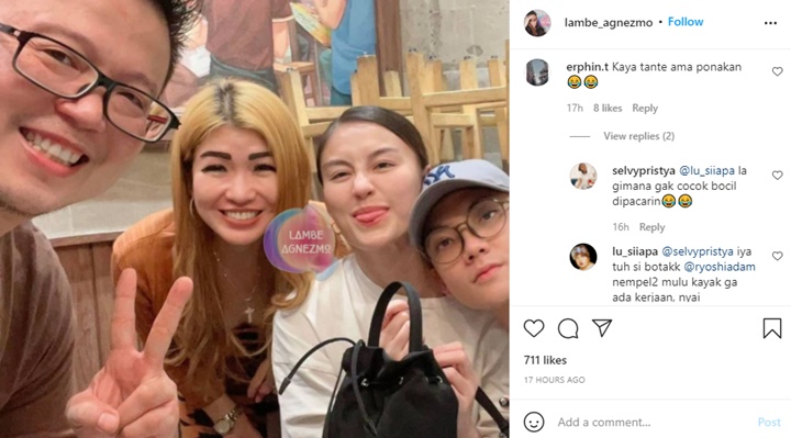 Adam Nyender Manja ke Agnez Mo, Wajah Baby Face Malah Dibully Lebih Cocok Jadi Keponakan